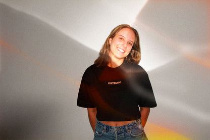 GSTRiNG - Oversized Women's Cropped T-Shirt - Die Kast